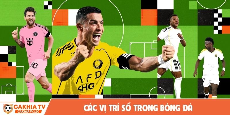 Các vị trí số trong bóng đá