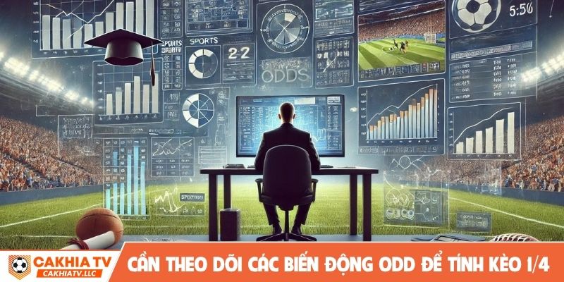 Cần theo dõi các biến động odd để tính kèo 1/4