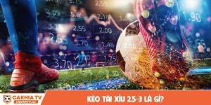 kèo tài xỉu 2.5-3 là gì