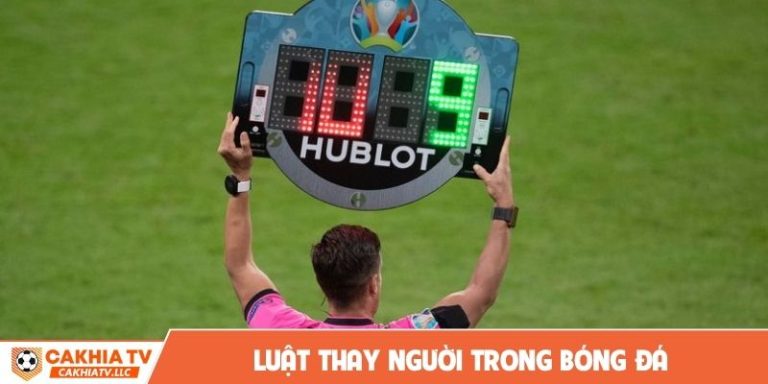 Luật thay người trong bóng đá