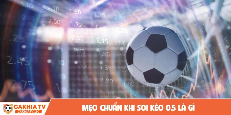 Mẹo chuẩn khi soi kèo 0.5 là gì