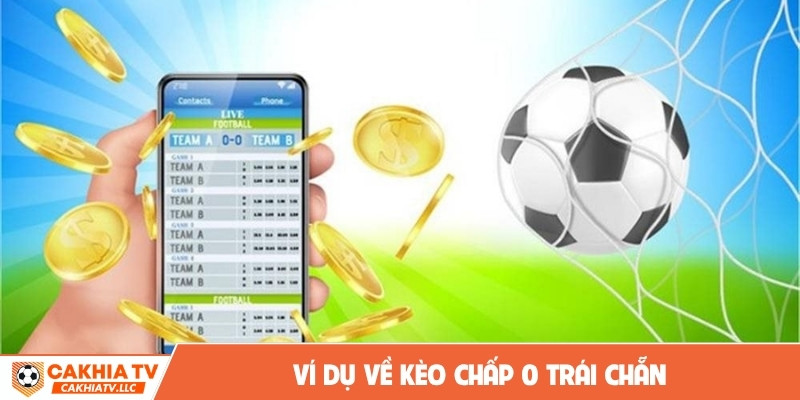 Ví dụ về kèo chấp 0 trái chẵn
